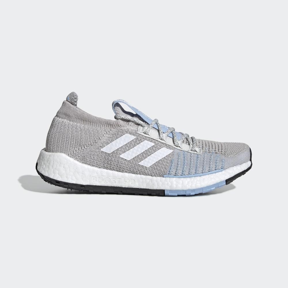 Adidas Women's Pulseboost HD Running Shoes Grey/White/Blue Ireland FU7347